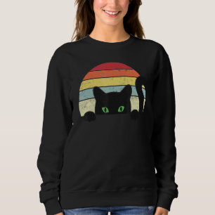 Vintage Ca  Retro Kitten Cats Sweatshirt