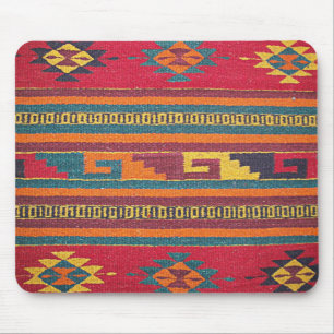 Vintage Cabin Rug Mouse Pad