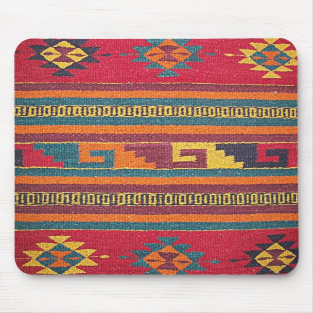 Vintage Cabin Rug Mouse Pad (Front)