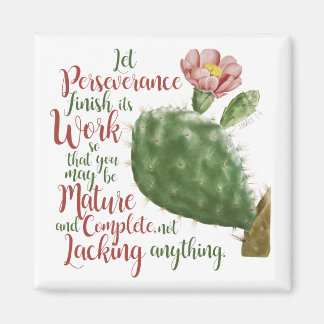 Vintage Cactus of J P Redouté illustrated Magnet