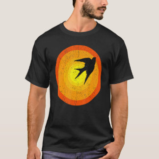 Vintage Caged Bird Sunrise T-Shirt