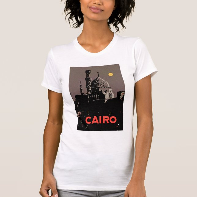 Vintage Cairo Poster T-Shirt (Front)