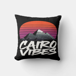 Vintage Cairo Vibes   Egyptian Street Style & Trav Cushion