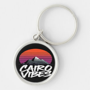 Vintage Cairo Vibes Egyptian Street Style & Trav Key Ring