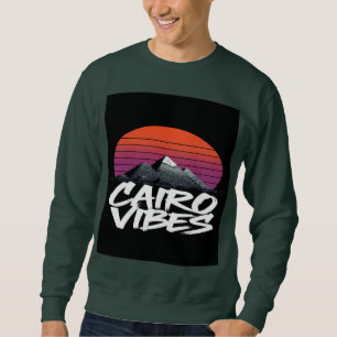 Vintage Cairo Vibes Egyptian Street Style & Trav Sweatshirt