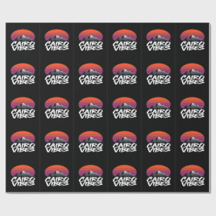 Vintage Cairo Vibes   Egyptian Street Style & Trav Wrapping Paper