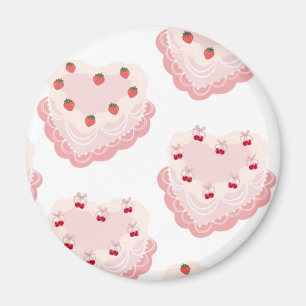 Vintage cake magnet