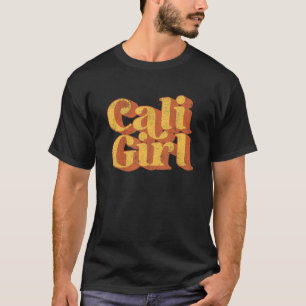 Vintage Cali Girl Cute California Retro 70's Beach T-Shirt