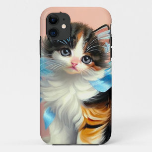 Vintage Calico Kitten Illustration Case-Mate iPhone Case