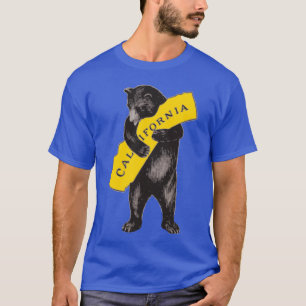 Vintage California Bear Hug Illustration T-Shirt