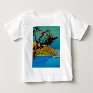 Vintage California Coast Travel Baby T-Shirt