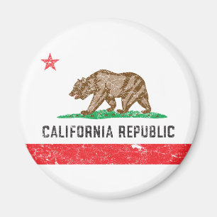 Vintage California Flag Magnet