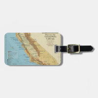 Vintage California National Parks Map Art