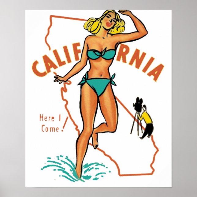 Vintage California Poster (Front)