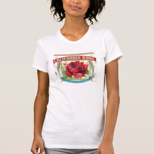 Vintage California Rose Floral T-Shirt
