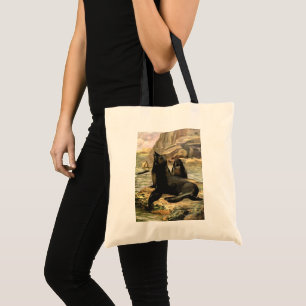 Vintage California Sea Lions by CE Swan Tote Bag