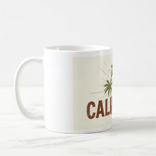 Vintage California Sweatshirt Retro Palm Tree St Coffee Mug