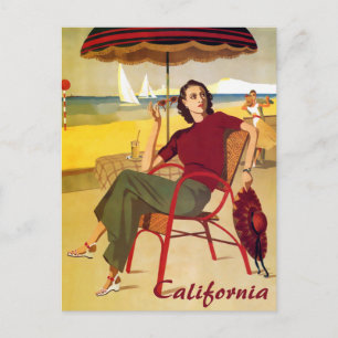 Vintage California Travel Postcard