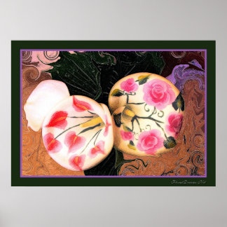 Vintage Calla Lilies Poster