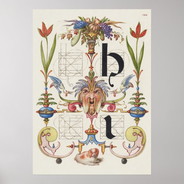 Vintage Calligraphy Poster (Front)