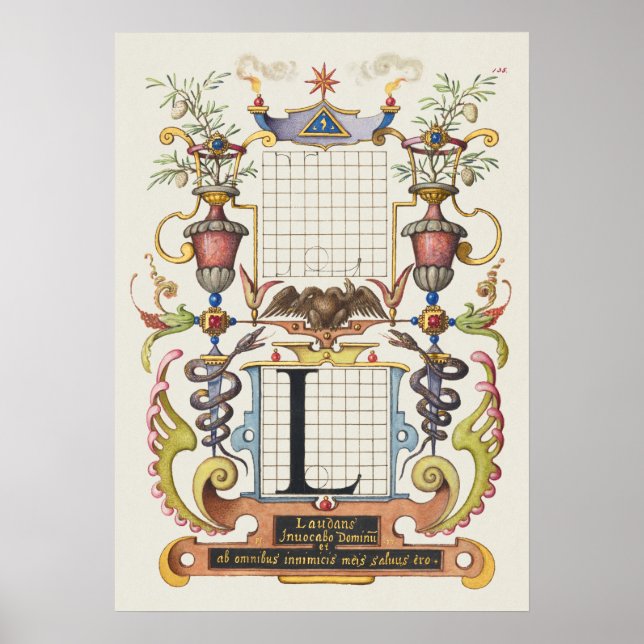Vintage Calligraphy Poster (Front)