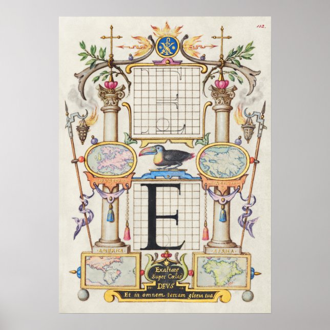 Vintage Calligraphy Poster (Front)