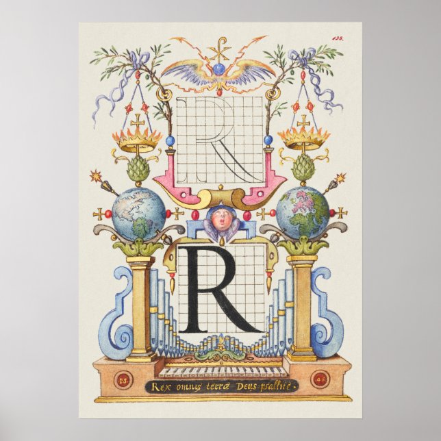 Vintage Calligraphy Poster (Front)