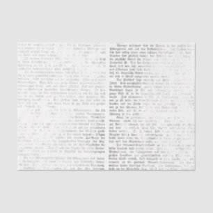 Vintage Calligraphy Tissue Paper