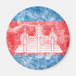 Vintage Cambodia Magnet