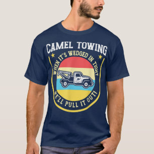Vintage Camel Towing Humour Tow Truck3115 T-Shirt