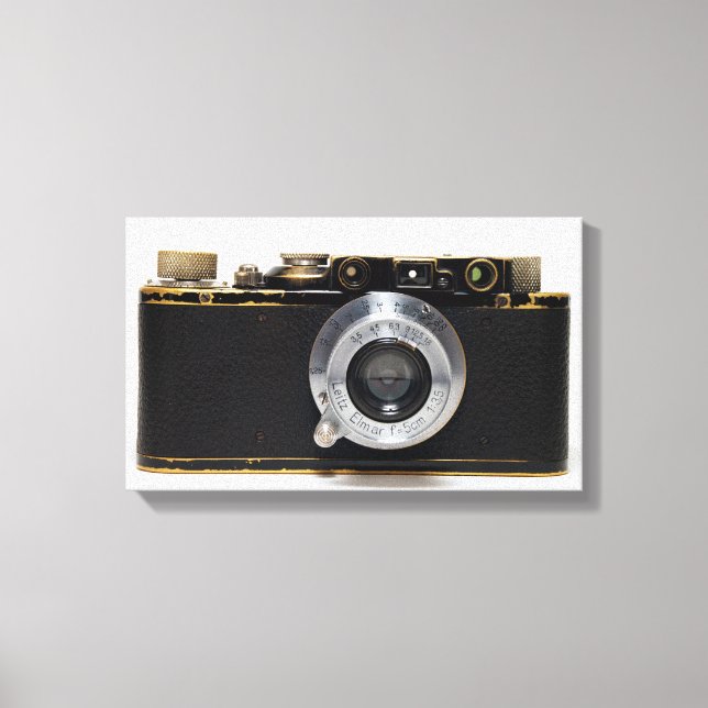 VINTAGE CAMERA 3 German Rangefinder 1932 - Canvas Print (Front)