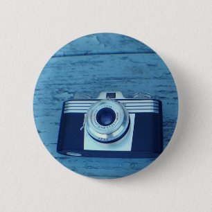 Vintage Camera 6 Cm Round Badge