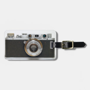 VINTAGE CAMERA 8 Russian F Luggage Tag