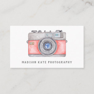 Vintage Camera Business Cards