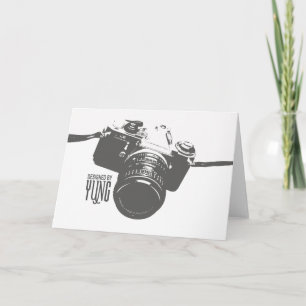 Vintage Camera Card