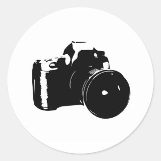 Vintage Camera Classic Round Sticker