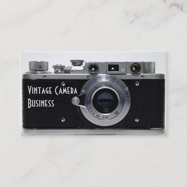 VINTAGE CAMERA Collection 01 Business Card 1 (Front)