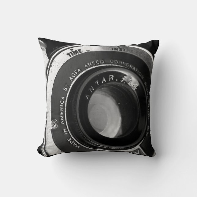 Vintage Camera Cushion (Front)