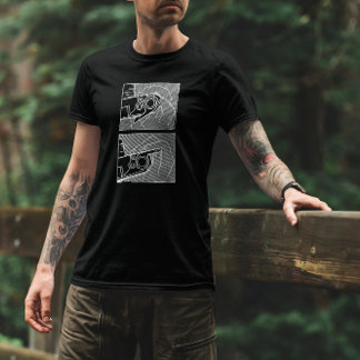 Vintage camera film advance lever drawing T-Shirt