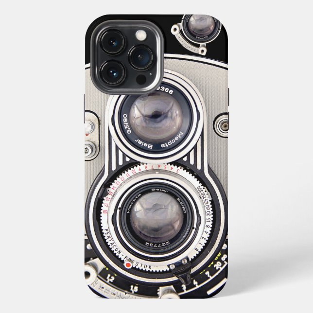 Vintage camera iPhone case (Back)