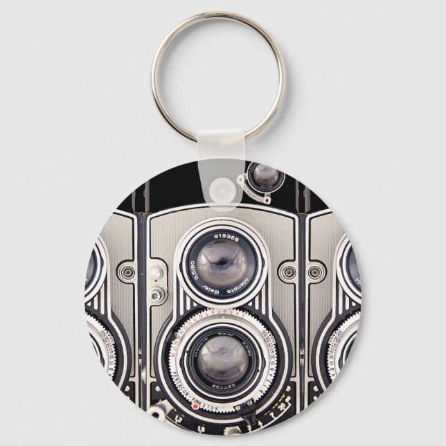 Vintage camera  key ring (Front)