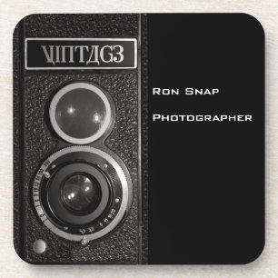 Vintage Camera Lens Set of 6 Drinks Coasters