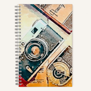 Vintage Camera Notebook