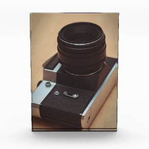 Vintage camera photo block