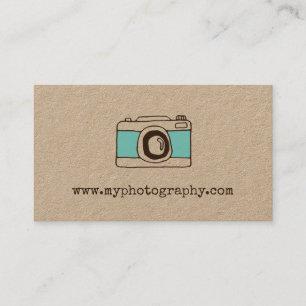 Vintage Camera Photography Business Card