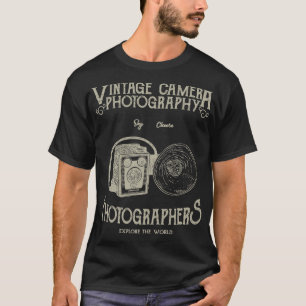 Vintage Camera Photography T-Shirt