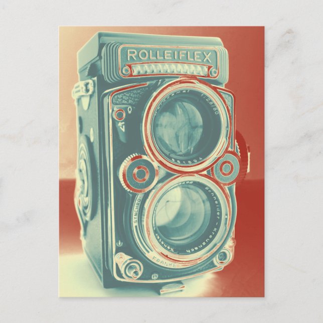Vintage Camera Postcard (Front)