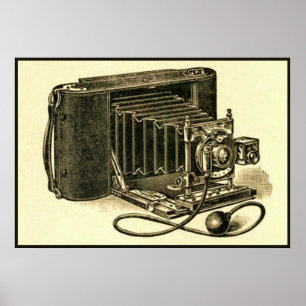 Vintage Camera Poster