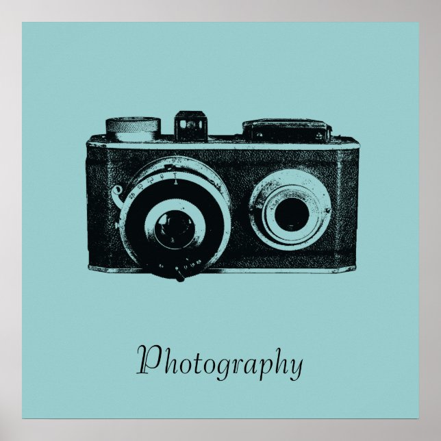 Vintage Camera Poster (Front)