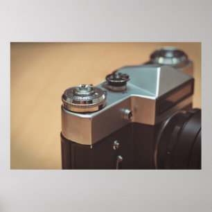 Vintage camera poster